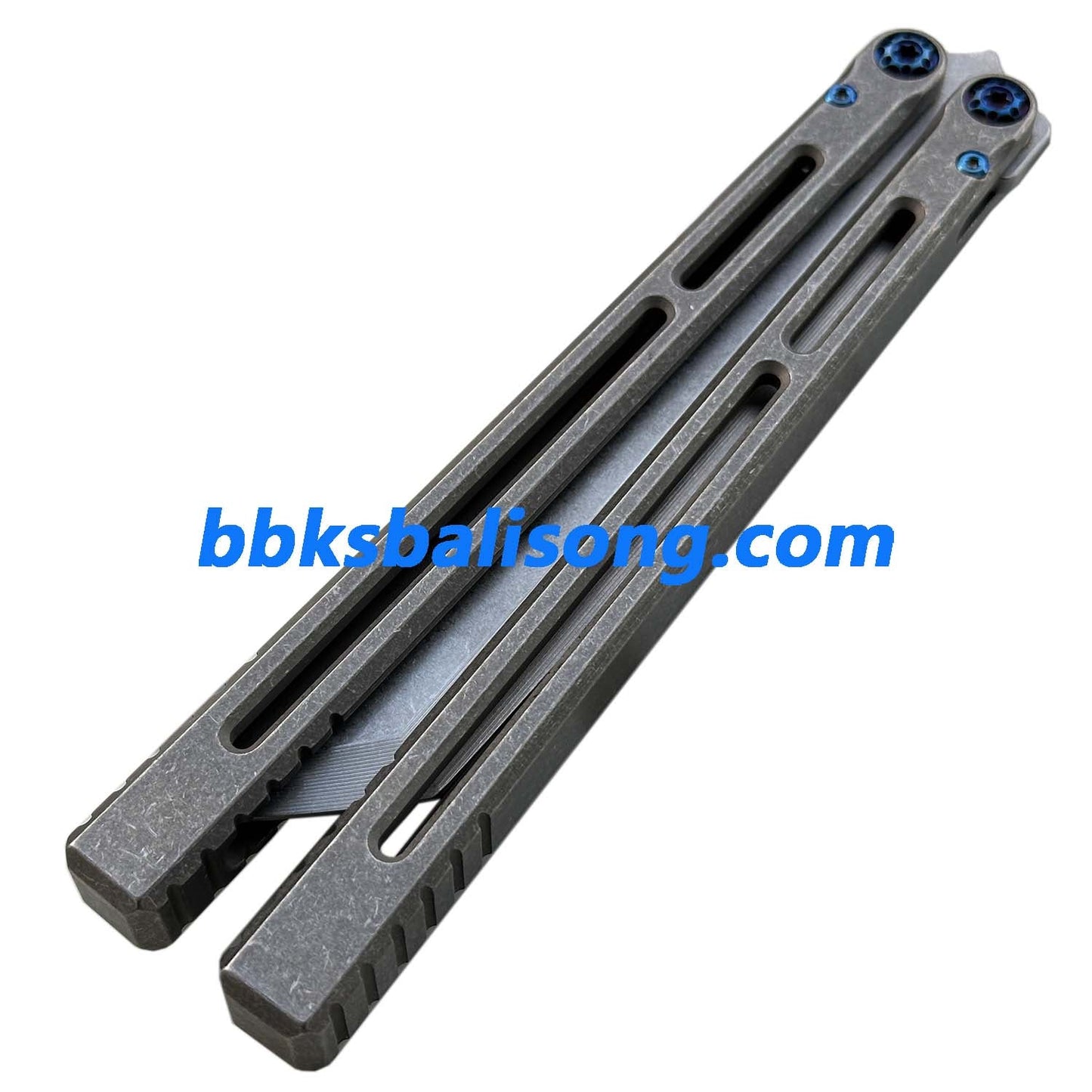 Yuppie Telesto Balisong Clone Titanium Handle False Edge