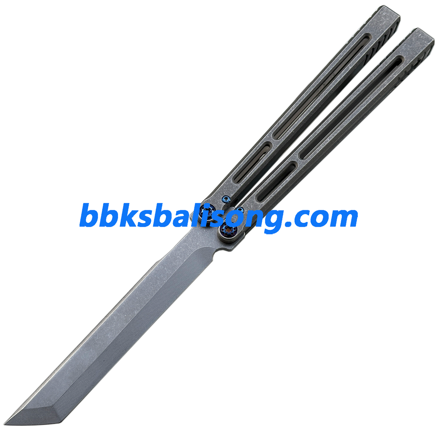 Yuppie Telesto Balisong Clone Titanium Handle False Edge