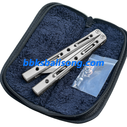 ZunMade New Monarch V1 Balisong Clone Titanium Handle Bushings System