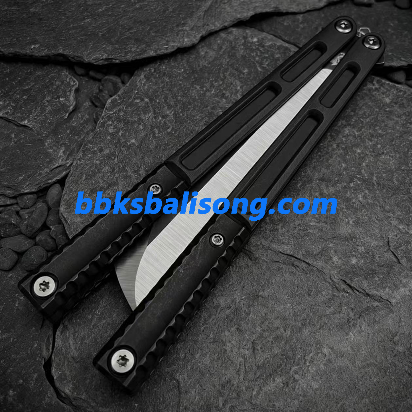 Zunmade AMKW Aeon Balisong Clone G10+Titanium Handle Live Blade