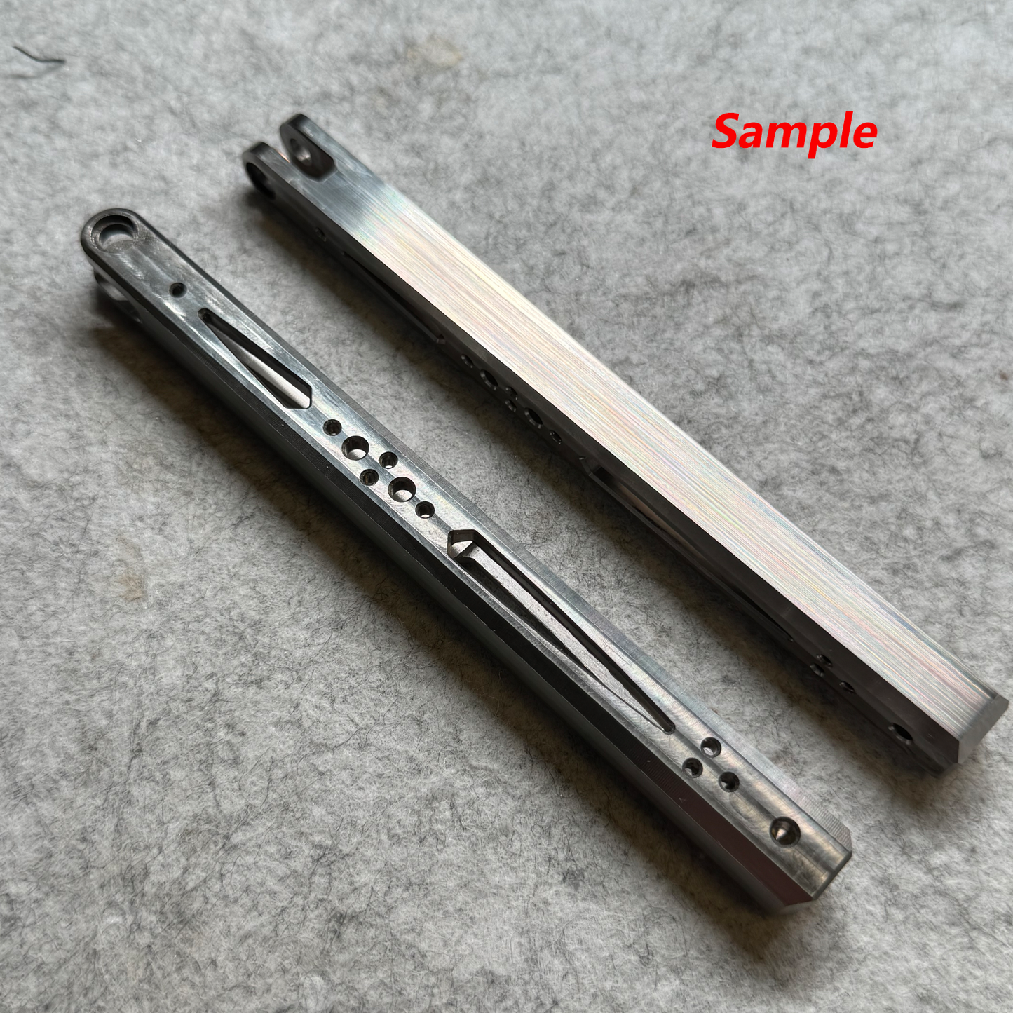 Zunmade Ryworx Ga Balisong Clone Titanium Handle