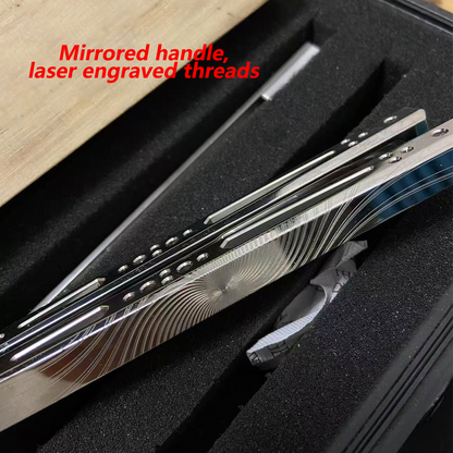 Zunmade Ryworx Ga Balisong Clone Titanium Handle