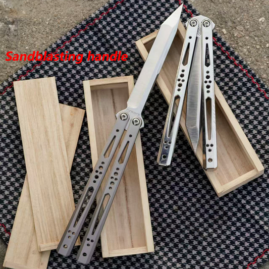 Zunmade Ryworx Ga Balisong Clone Titanium Handle