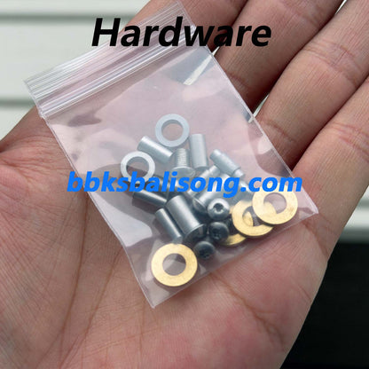 Zunmade Solo Balisong Clone Titanium Handle Bushings System