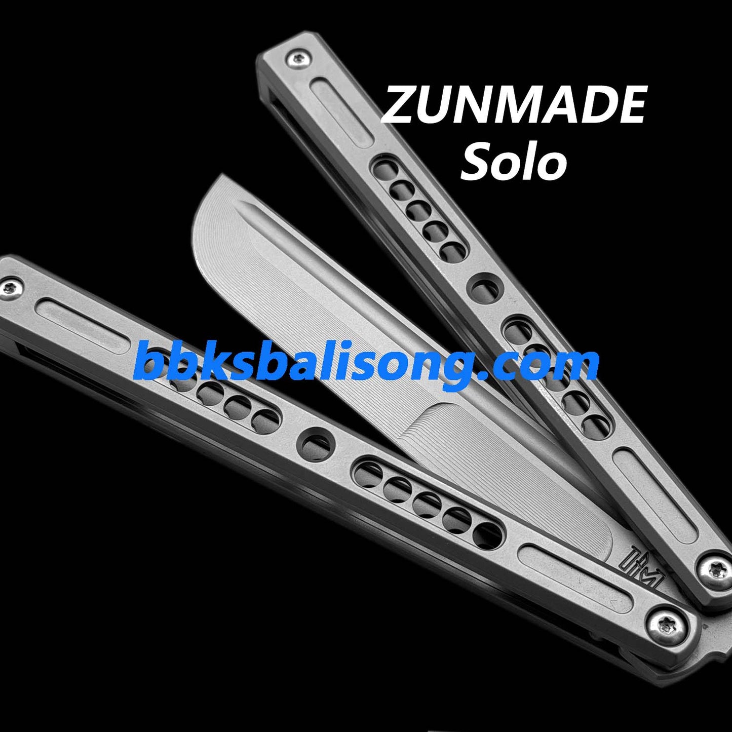 Zunmade Solo Balisong Clone Titanium Handle Bushings System