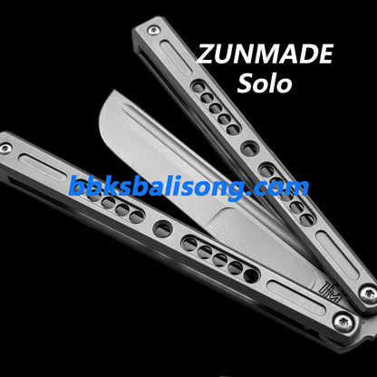 Zunmade Solo Balisong Clone Titanium Handle Bushings System