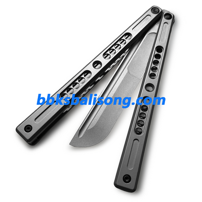 Zunmade Solo Balisong Clone Titanium Handle Bushings System