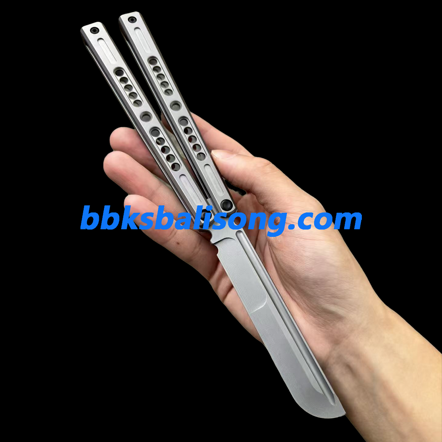 Zunmade Solo Balisong Clone Titanium Handle Bushings System