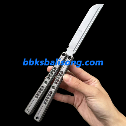 Zunmade Solo Balisong Clone Titanium Handle Bushings System