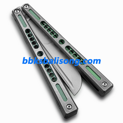 Zunmade Solo Balisong Clone Titanium Handle Bushings System
