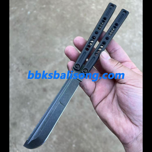 Zunmade Solo Balisong Clone Titanium Handle Bushings System