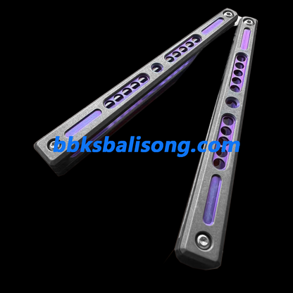Zunmade Solo Balisong Clone Titanium Handle Bushings System