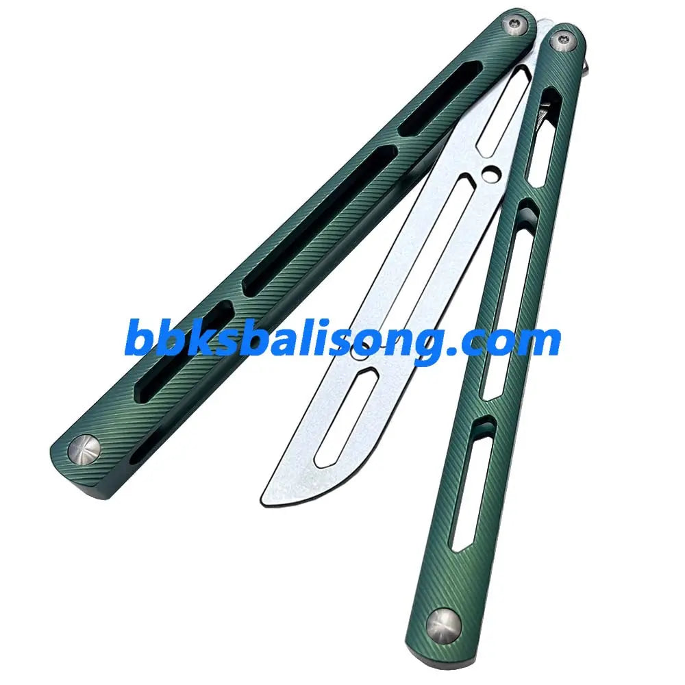 Theone Tsunami Balisong Clone Titanium Channel Handle BBKSbalisong