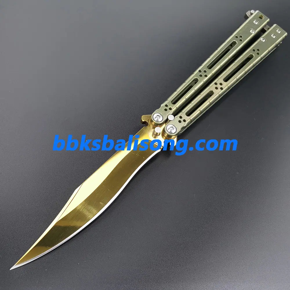 Theone Titanium HOM Basilisk Balisong Clone BBKSbalisong