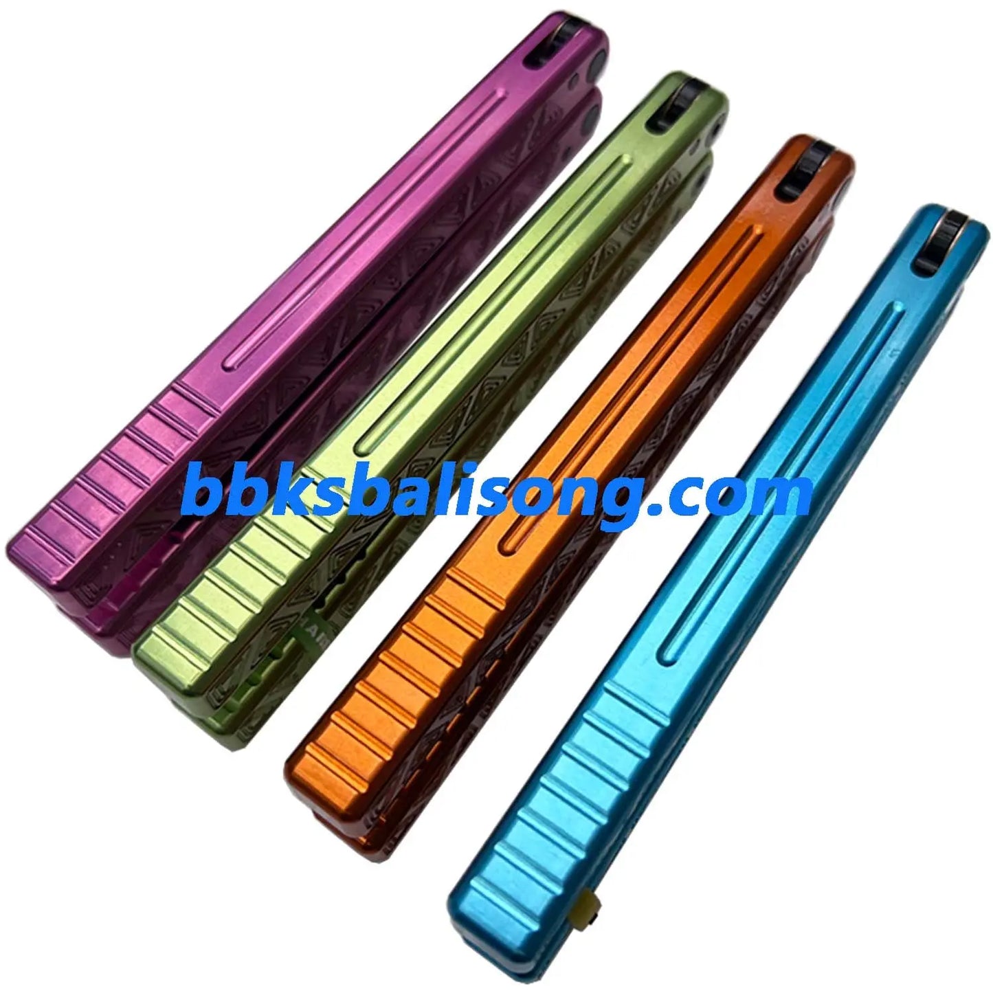 ARMED SHARK Glidr Original 4 Balisong Clone 7075 Aluminum Handle BBKSbalisong