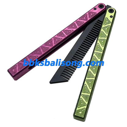 ARMED SHARK Glidr Original 4 Balisong Clone 7075 Aluminum Handle BBKSbalisong