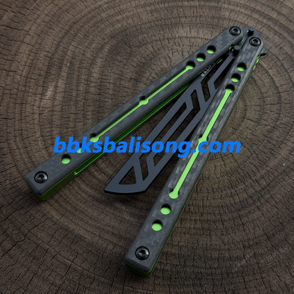 Baliplus Nautilus V1&V2 Balisong Clone G10+7075 Aluminum Handle