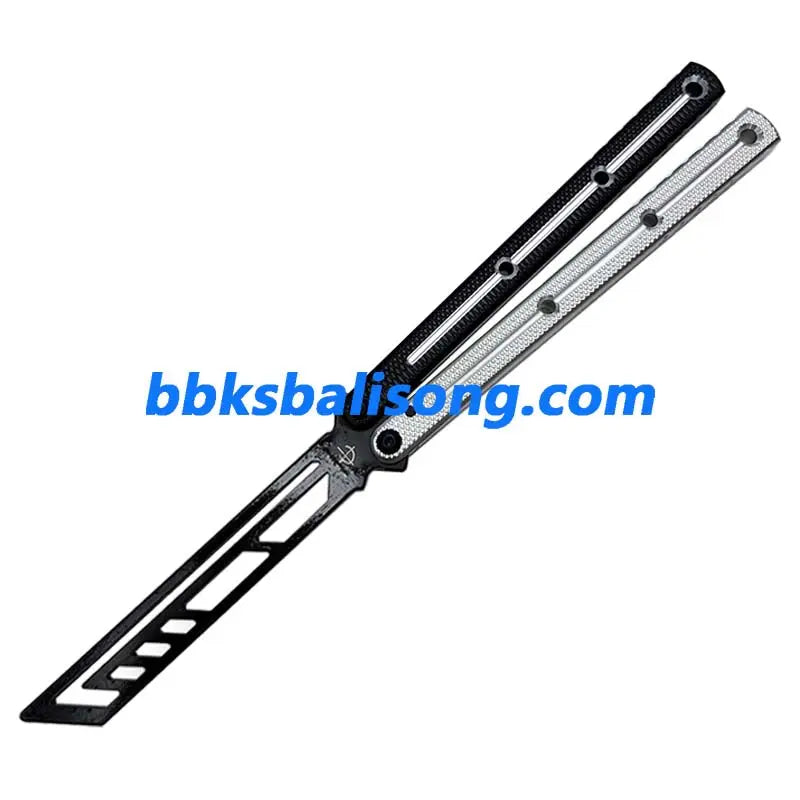 Baliplus Krake Raken (Kraken) V3 Balisong Trainer Clone 6061 Aluminum Channel Handle BBKSbalisong