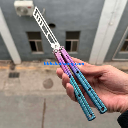 ARMED SHARK Titanium Krake Raken (Kraken) V3 Balisong Clone