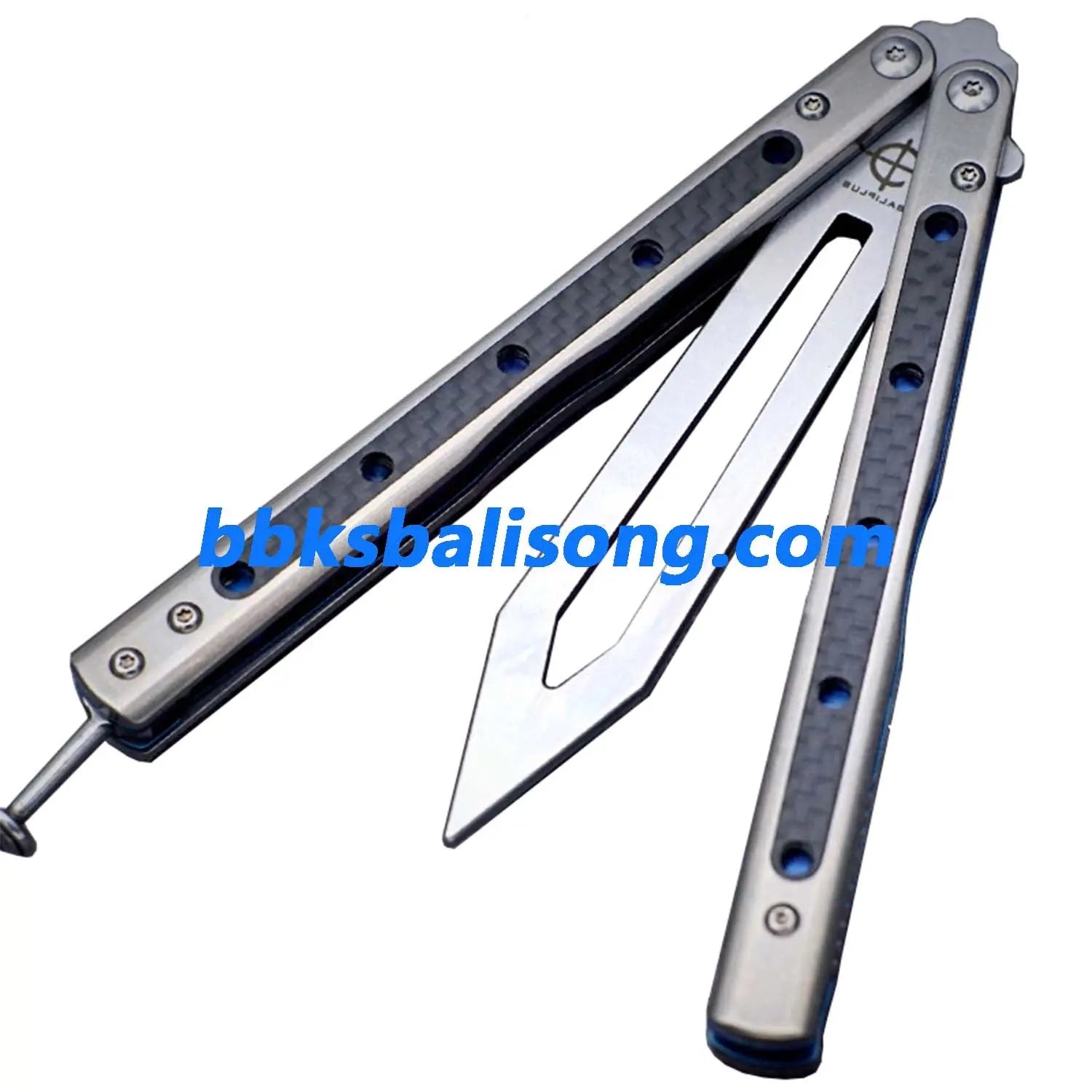 Baliplus BM51 Clone Carbon Fiber+Titanium Alloy Handle BBKSbalisong