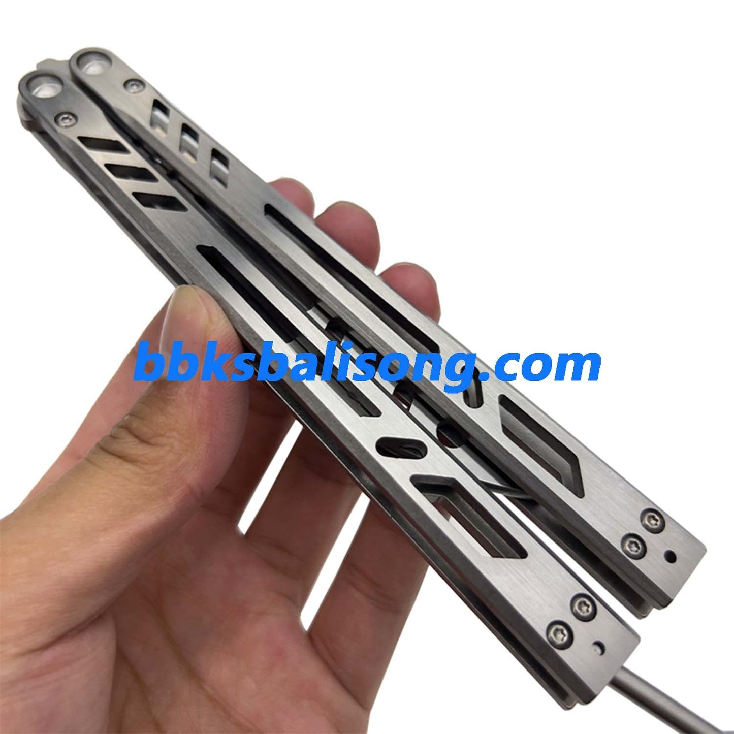 Theone Barebones Balisong Clone Stainless Steel Handle