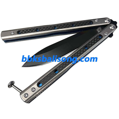 Baliplus BM51 Clone Carbon Fiber+Titanium Alloy Handle BBKSbalisong