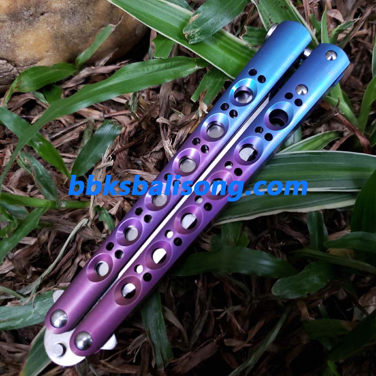 Theone Benchmade BM46 BM47 Balisong Clone Titanium Handle