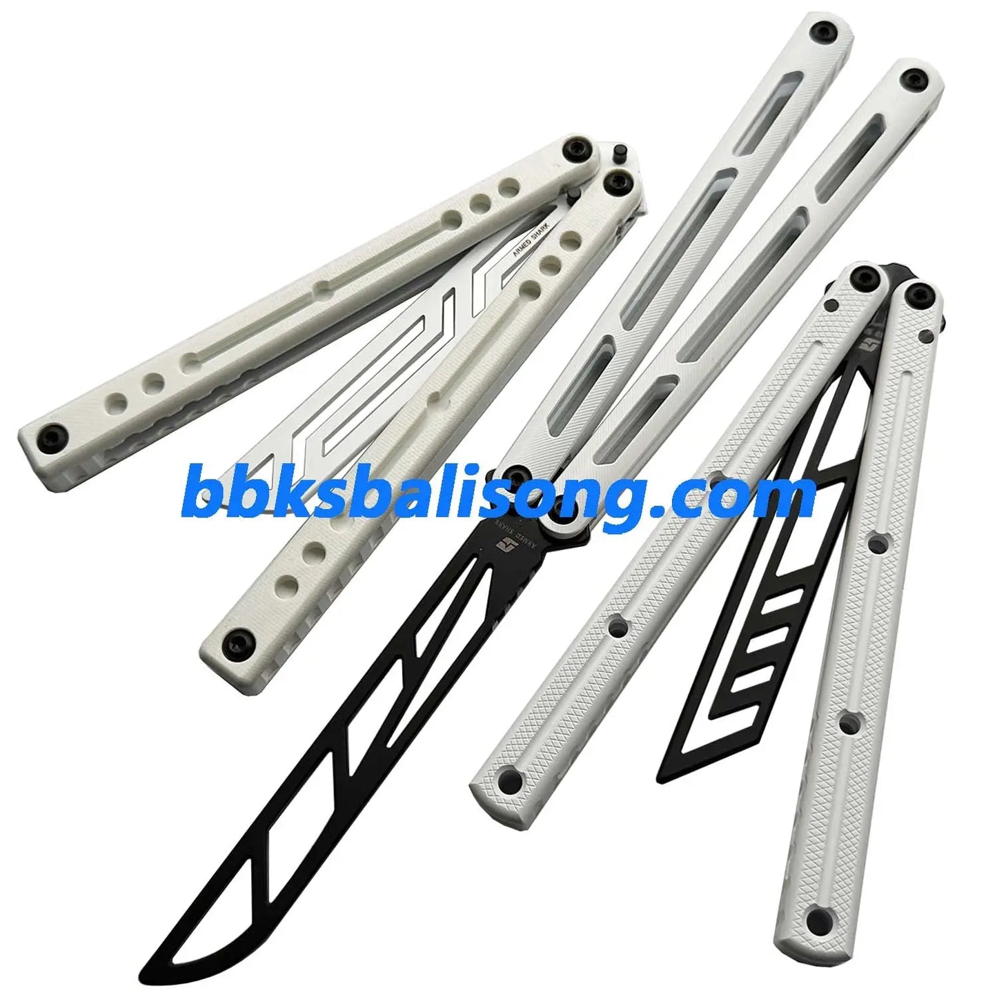 ARMED SHARK Ghost Kraken V3 / Nautilus V2 / Tsunami Clone Ceramic Coating Balisong Clone BBKSbalisong