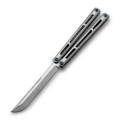 New Baliplus Tsunami V4 Balisong Clone Titanium Handle Bushings System