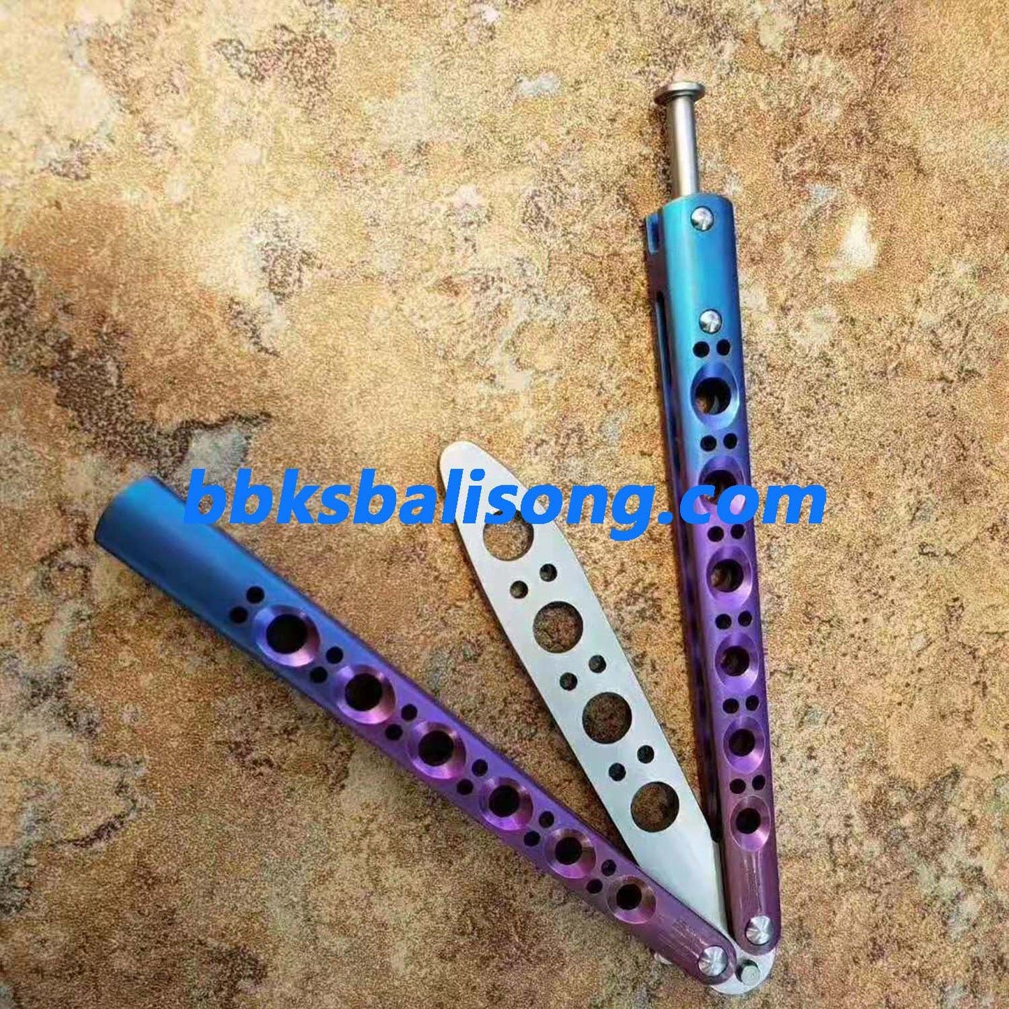 Theone Benchmade BM40 Balisong Clone Titanium Handle