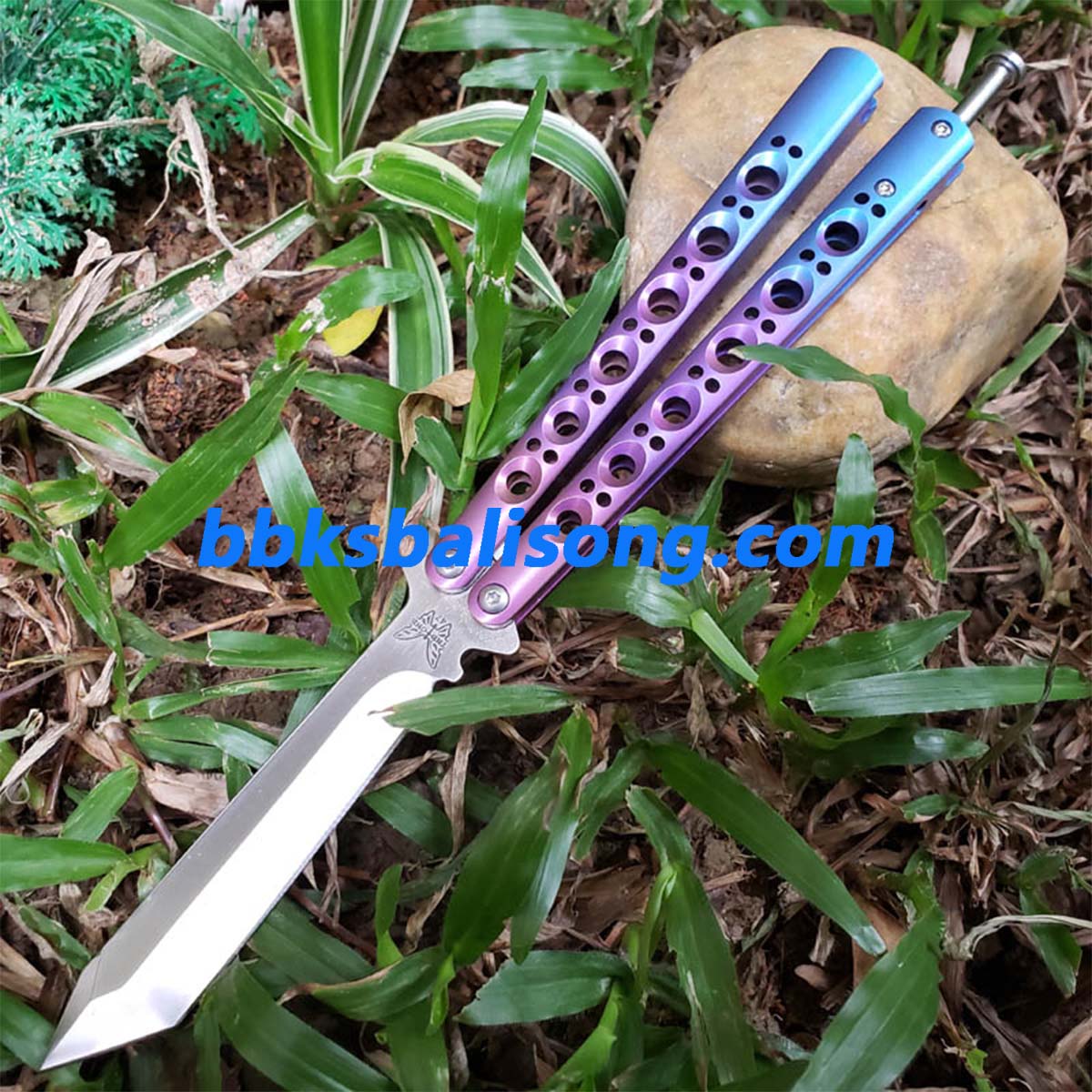 Theone Benchmade BM46 BM47 Balisong Clone Titanium Handle