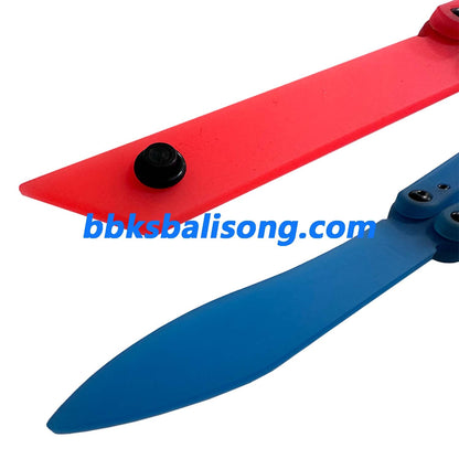 Yuppie Luminous Fluorescent Plastic Balisong