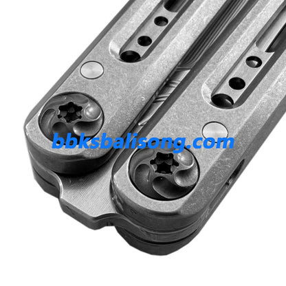 Baliplus Medusa V2 Balisong Clone Titanium Handle Bushings System