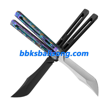 Baliplus Medusa V2 Balisong Clone Titanium Handle Bushings System