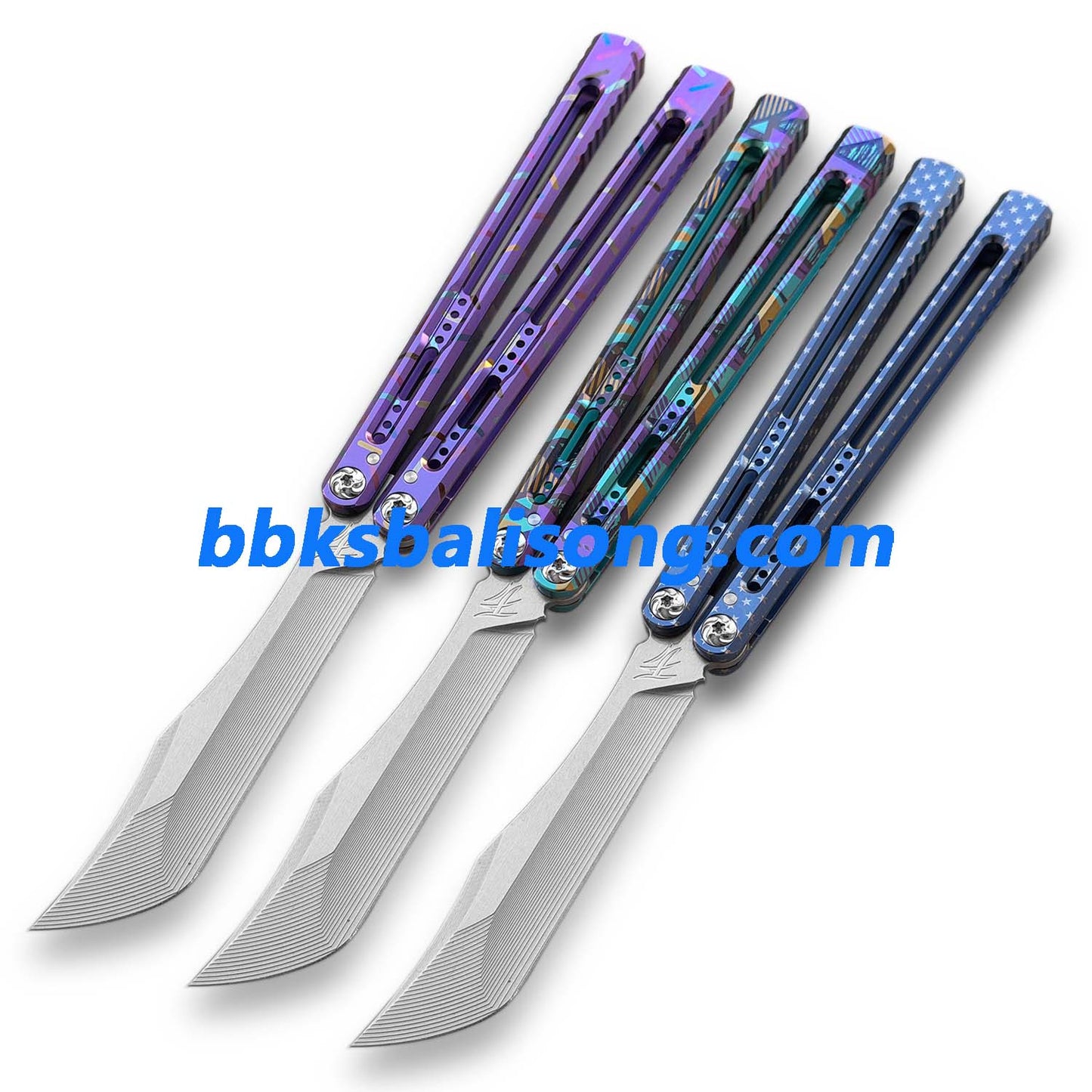 Baliplus Medusa V2 Balisong Clone Titanium Handle Bushings System