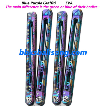 Baliplus Medusa V2 Balisong Clone Titanium Handle Bushings System