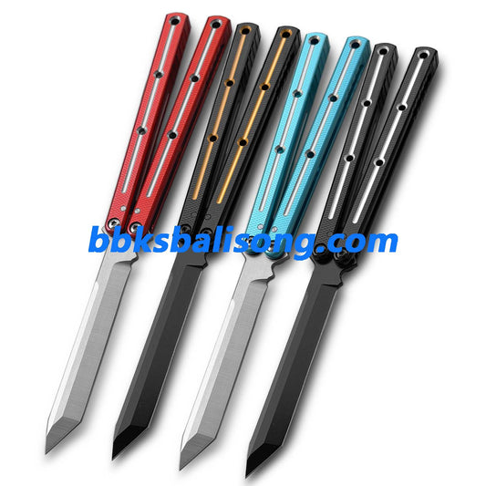 Titus Kraken V3 Live Blade Balisong Clone Dual-Tone Version