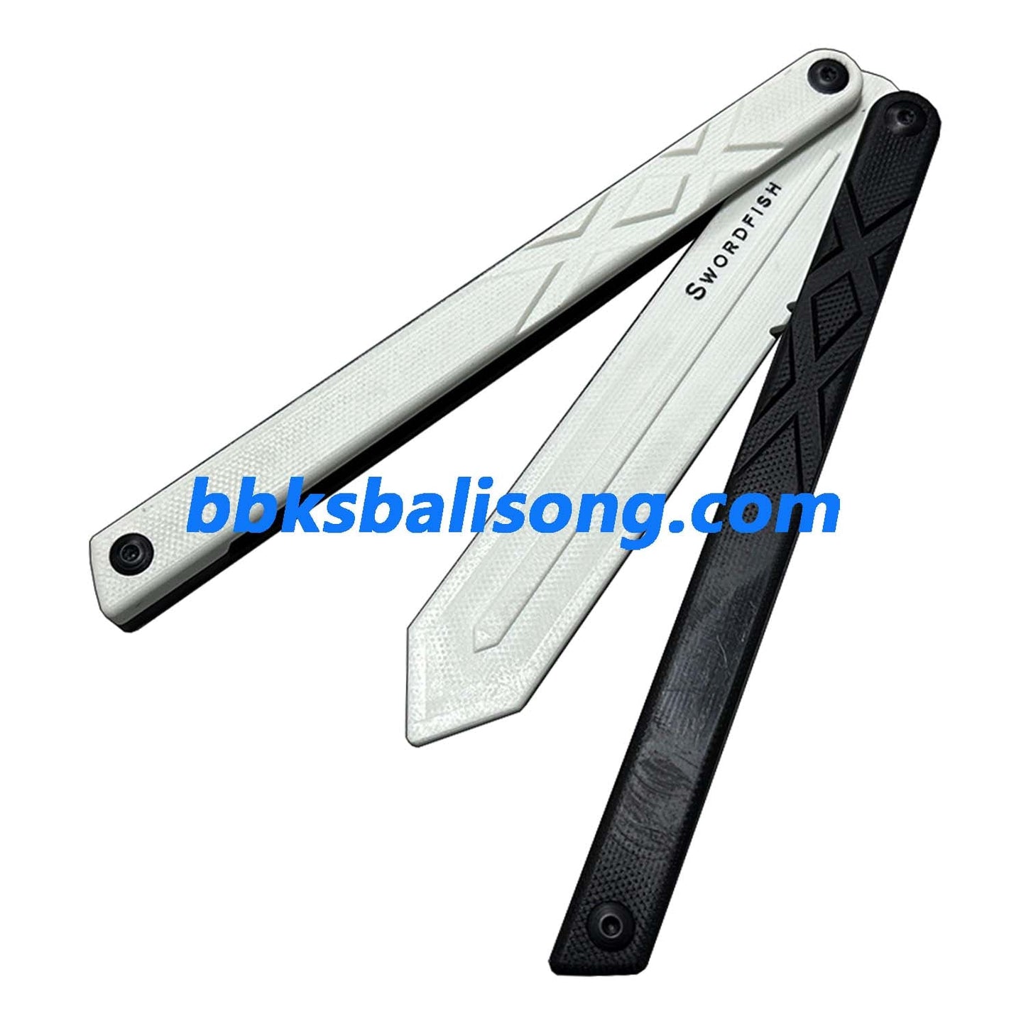 XDYY G10 Swordfish Balisong Clone G10 handle G10 blade Bushing System