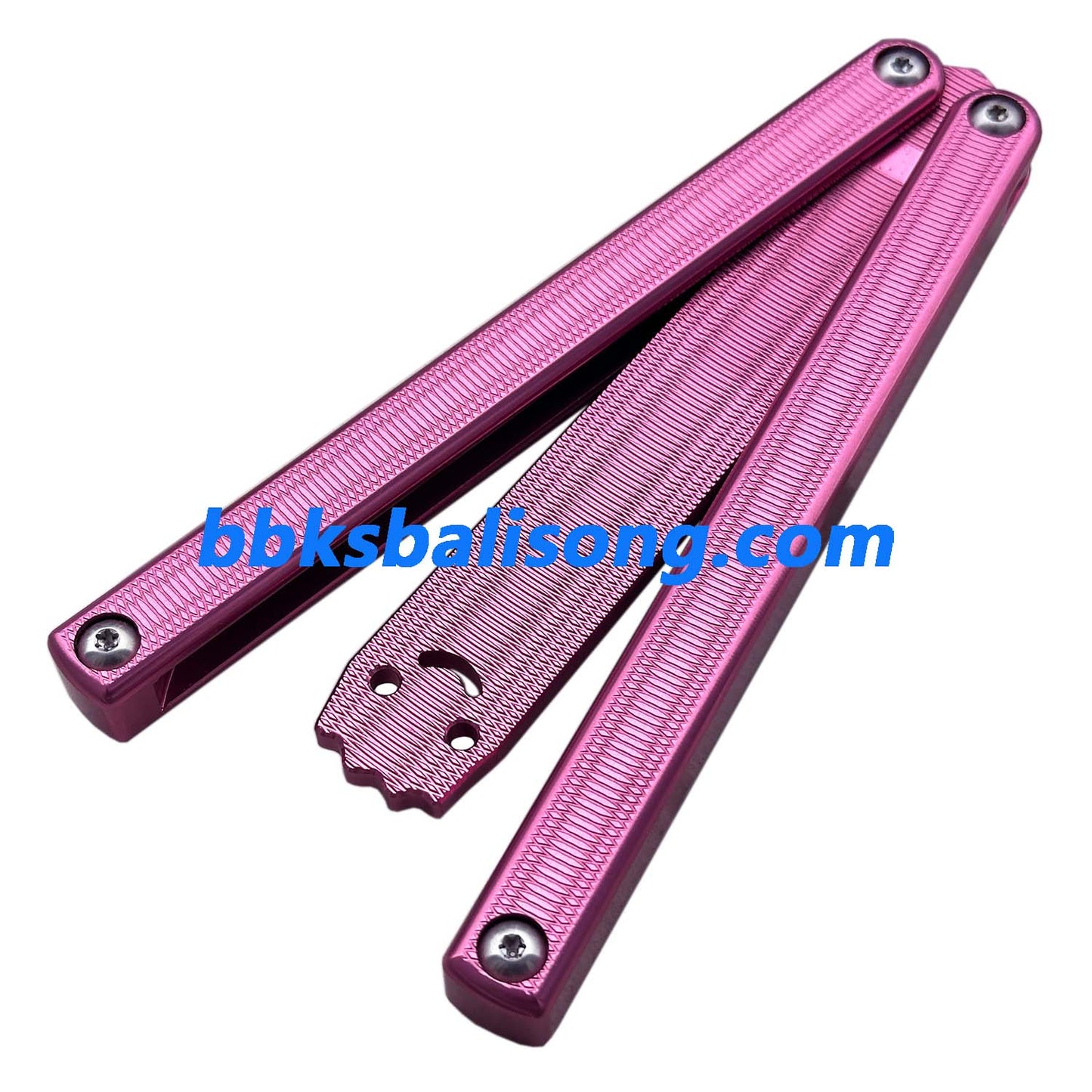 New Yuppie Squiddy-AL Balisong Clone 7075 Aluminum Glossy Handle