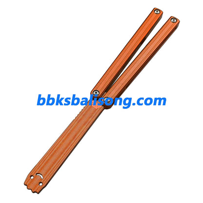 New Yuppie Squiddy-AL Balisong Clone 7075 Aluminum Glossy Handle