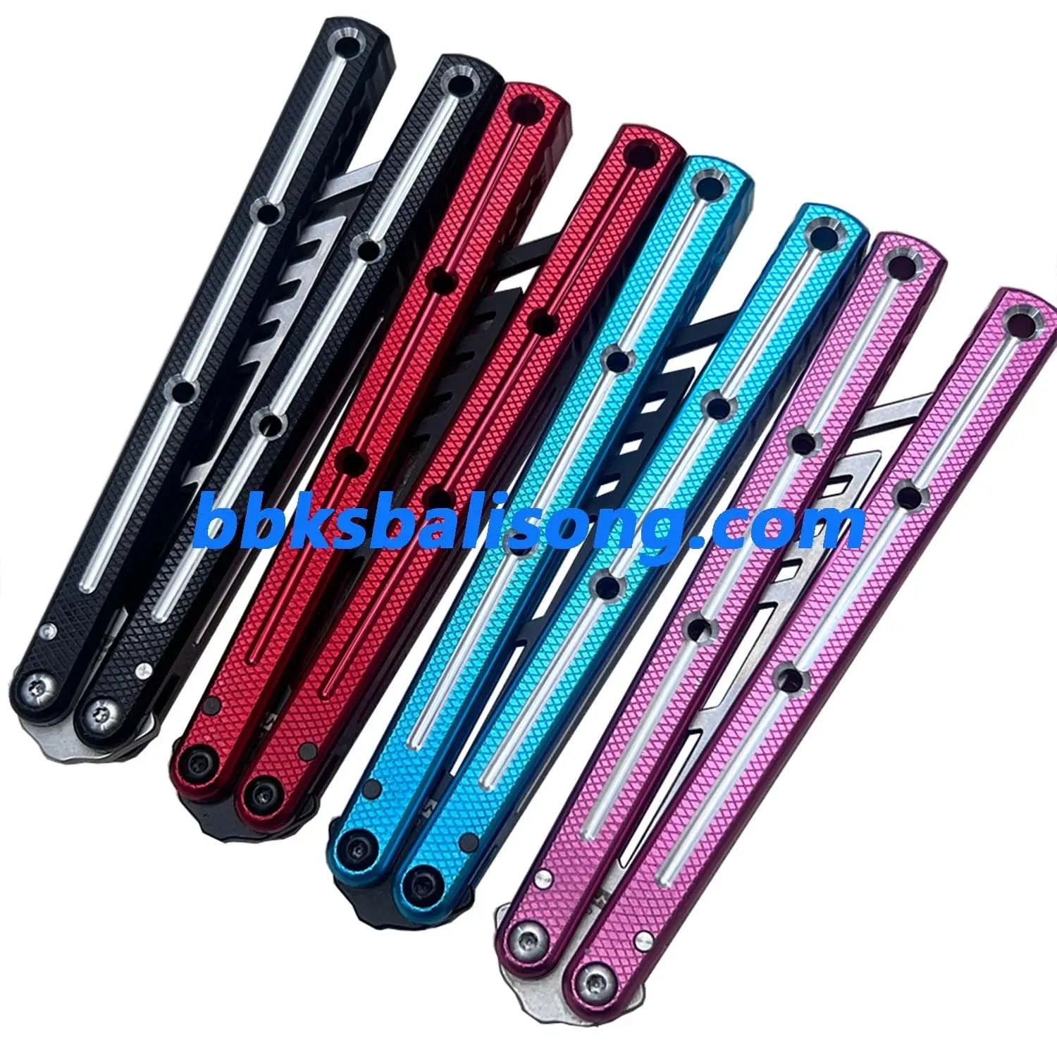 ARMED SHARK Krake Raken (Kraken) V3 Balisong Clone 7075 Aluminum Handle BBKSbalisong