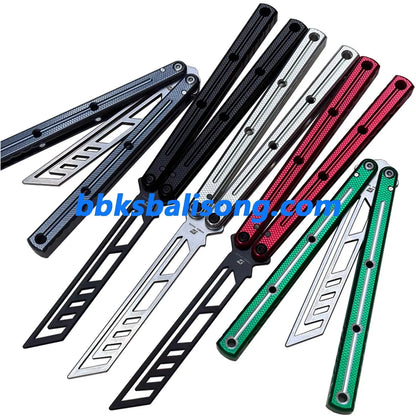 ARMED SHARK Krake Raken (Kraken) V3 Balisong Clone 7075 Aluminum Handle BBKSbalisong