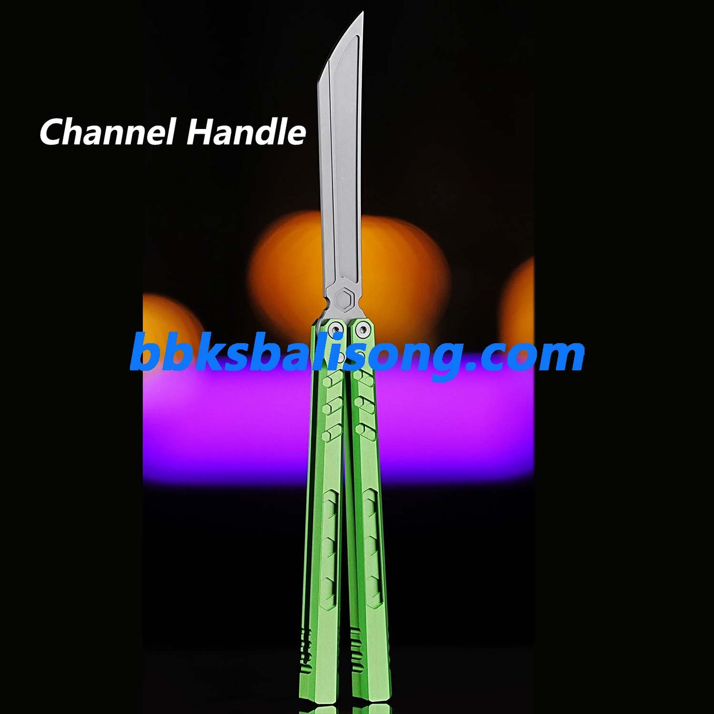 ARMED SHARK E-Volve Hex Balisong Clone 7075 Aluminum Handle