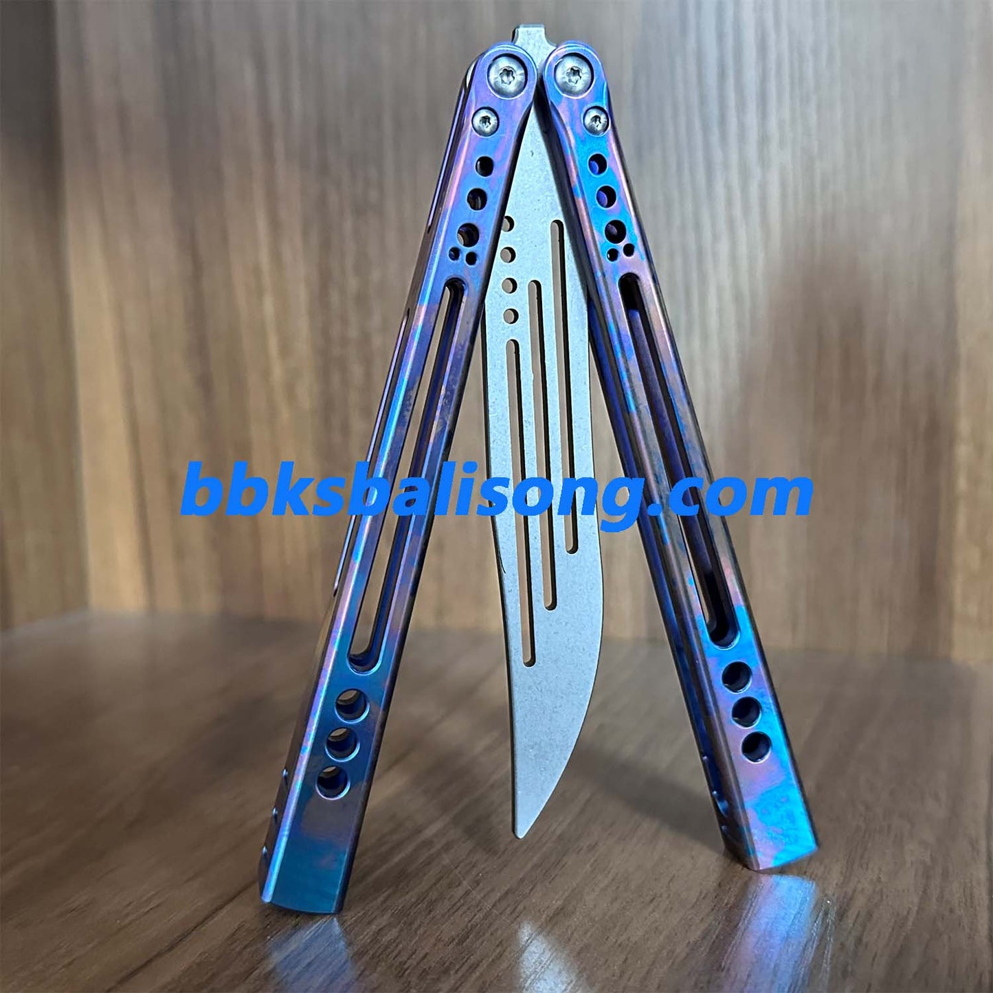 Theone Gale Balisong Clone Titanium Handle