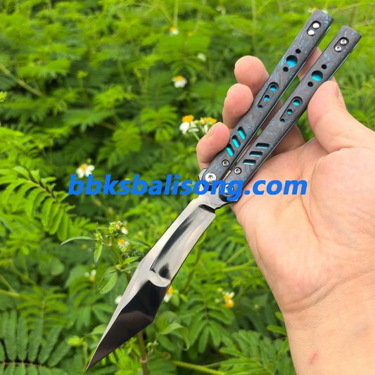 Titus Customize Replicant Special Edition Balisong Clone G10+Titanium Handle