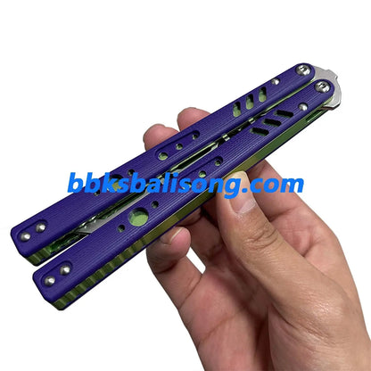 ARMED SHARK Aluminum Channel Replicant (REP) Balisong Clone BBKSbalisong