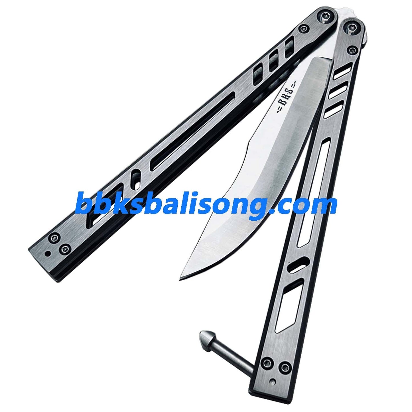 Theone Barebones Balisong Clone Stainless Steel Handle