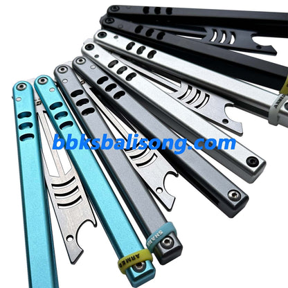 ARMED SHARK Mako V4.5 Clone Bottle Opener Balisong 6061 Aluminum