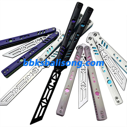 ARMED SHARK Aluminum Channel Replicant (REP) Balisong Clone BBKSbalisong