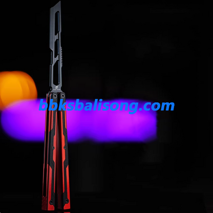 ARMED SHARK Ajax Balisong Trainer 7075 Aluminum +G10 Handle